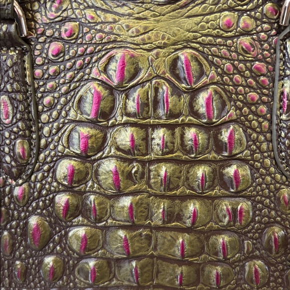 Brahmin Duxbury Satchel iridescent Handbag/Crossbody NWT - Picture 9 of 11